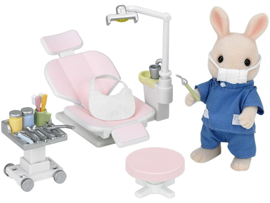 Encontraproduto.com.br - Sylvanian Families - Dentista do Campo - Epoch Magia