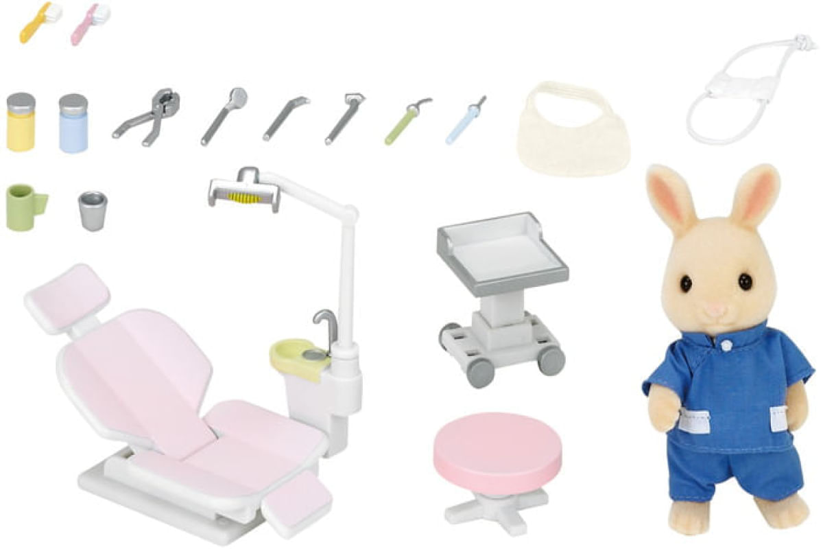 Encontraproduto.com.br - Sylvanian Families - Dentista do Campo - Epoch Magia