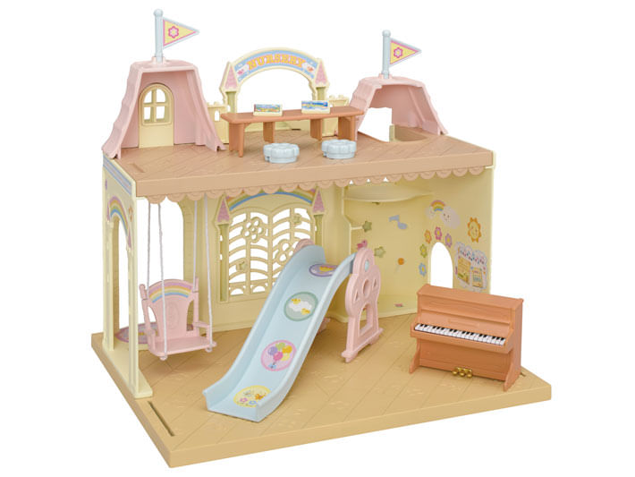 Encontraproduto.com.br - Sylvanian Families - Castelo Jardim Da Infância - Epoch Magia