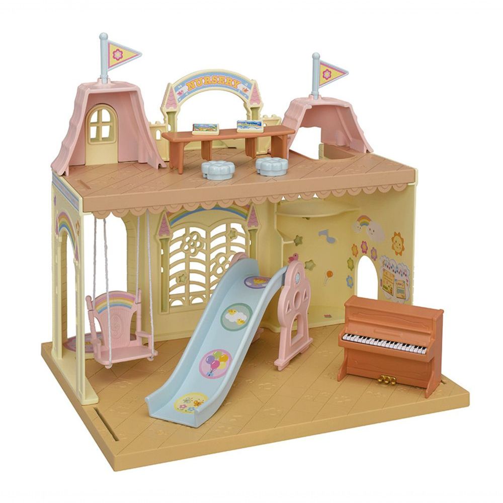 Encontraproduto.com.br - Sylvanian Families - Castelo Jardim Da Infância - Epoch Magia