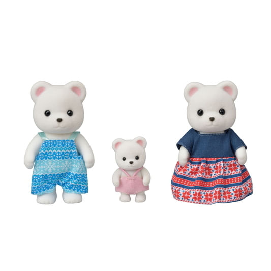 Encontraproduto.com.br - Sylvanian Families - Familia dos Ursos Polares - Epoch Magia