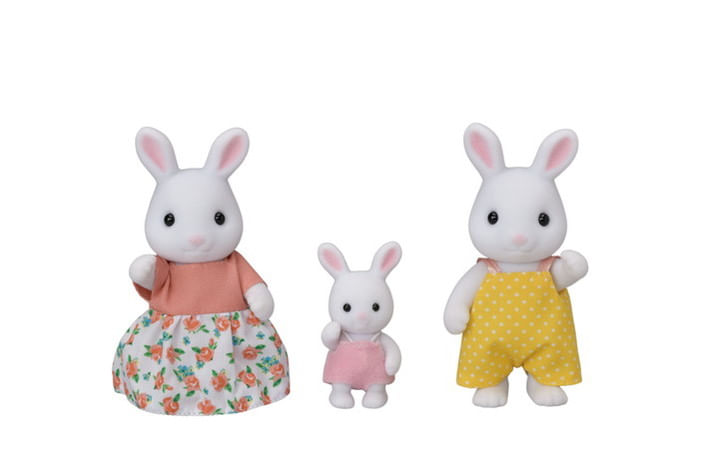 Sylvanian Families - Familia dos Coelho de Neve - Epoch Magia