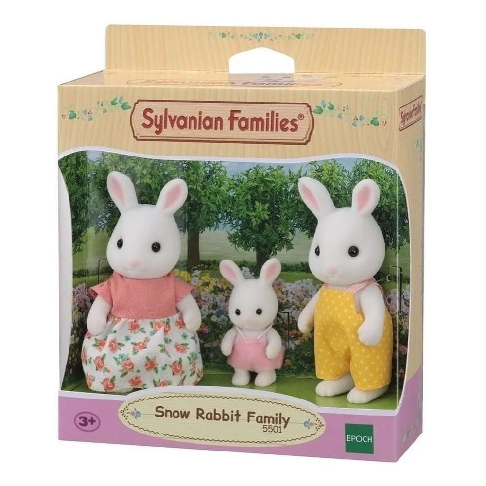 Encontraproduto.com.br - Sylvanian Families - Familia dos Coelho de Neve - Epoch Magia