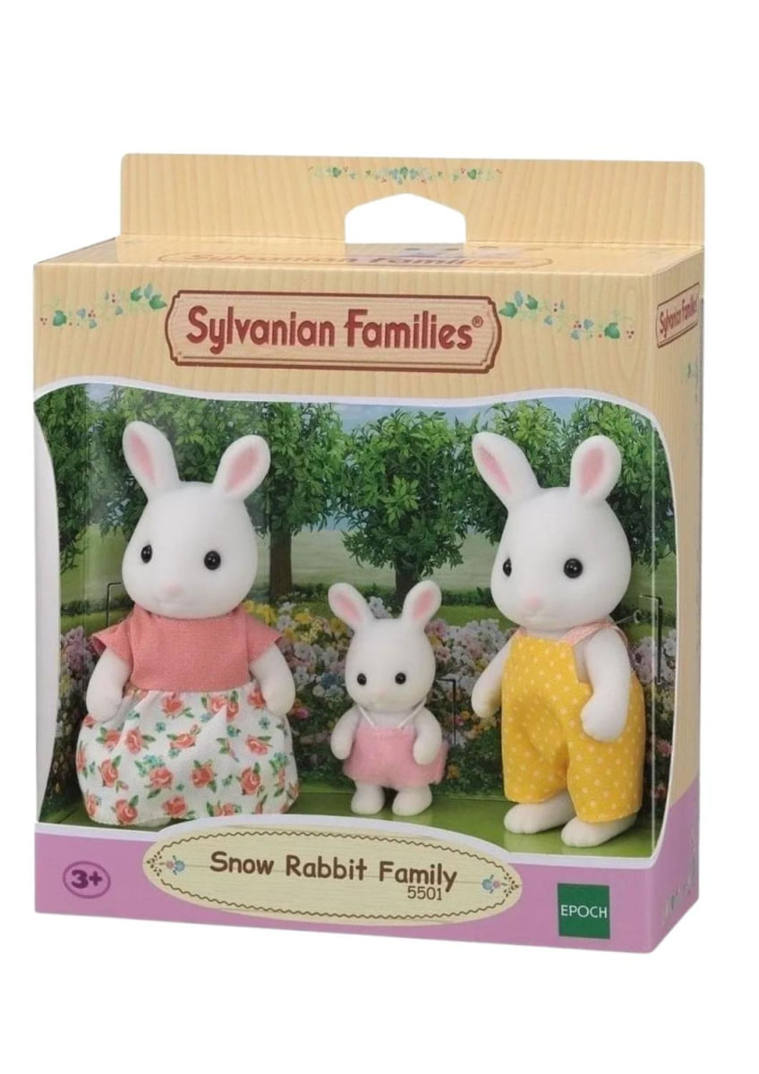 Encontraproduto.com.br - Sylvanian Families - Familia dos Coelho de Neve - Epoch Magia