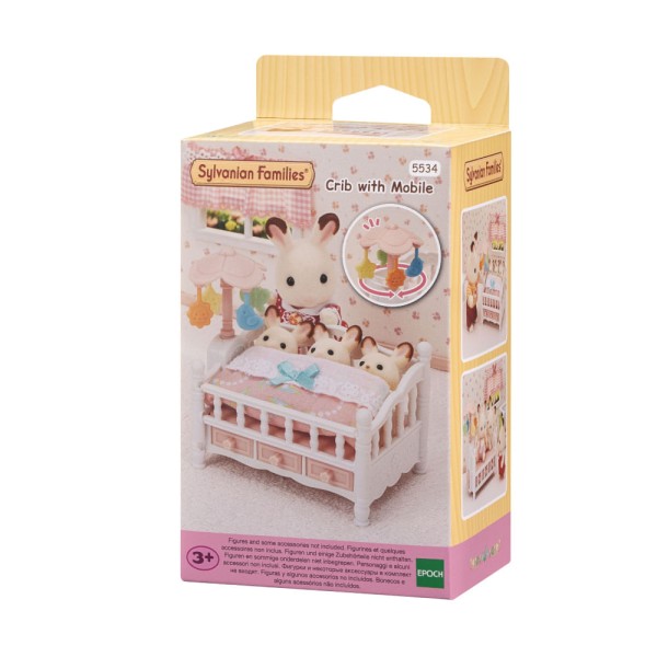 Encontraproduto.com.br - Berço Com Móbile Sylvanian Families 5534