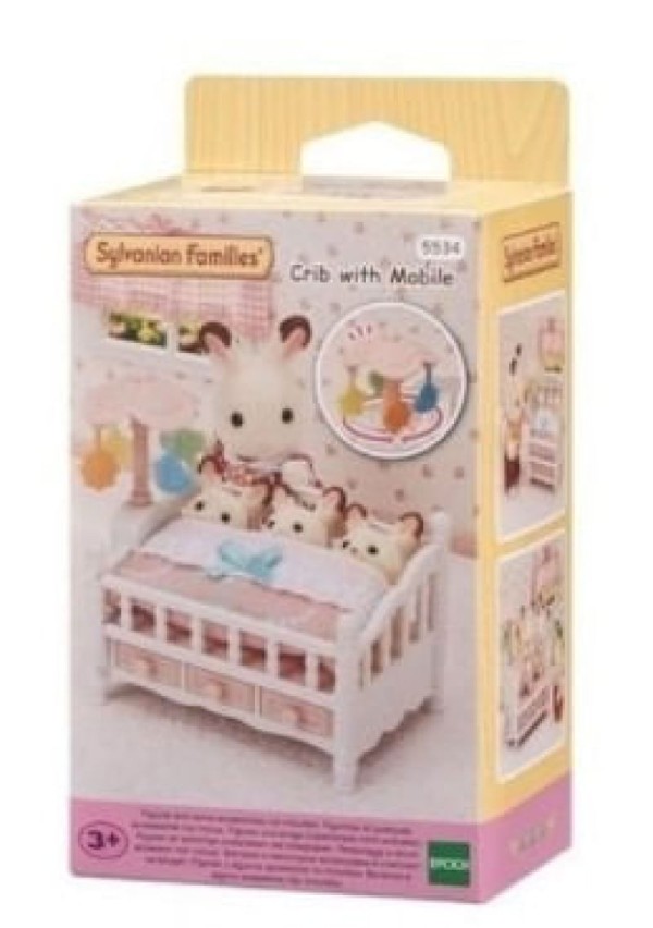 Encontraproduto.com.br - Berço Com Móbile Sylvanian Families 5534