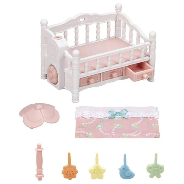 Encontraproduto.com.br - Berço Com Móbile Sylvanian Families 5534