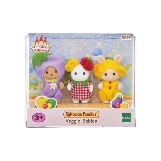 Encontraproduto.com.br - Sylvanian Families - Bebê Vegetarianos - Epoch Magia