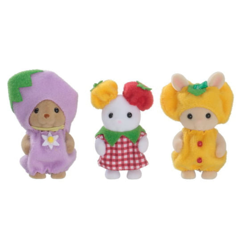 Encontraproduto.com.br - Sylvanian Families - Bebê Vegetarianos - Epoch Magia