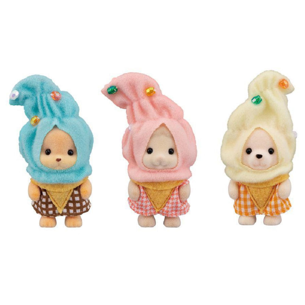 Encontraproduto.com.br - Sylvanian Families - Adoravéis Sorvetes - Epoch Magia