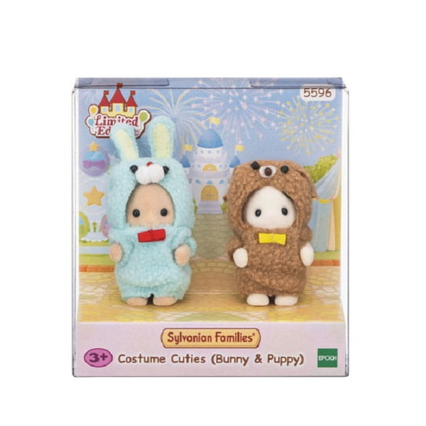 Encontraproduto.com.br - Sylvanian Families - Fantasia - Coelho e Cachorro - Epoch Magia