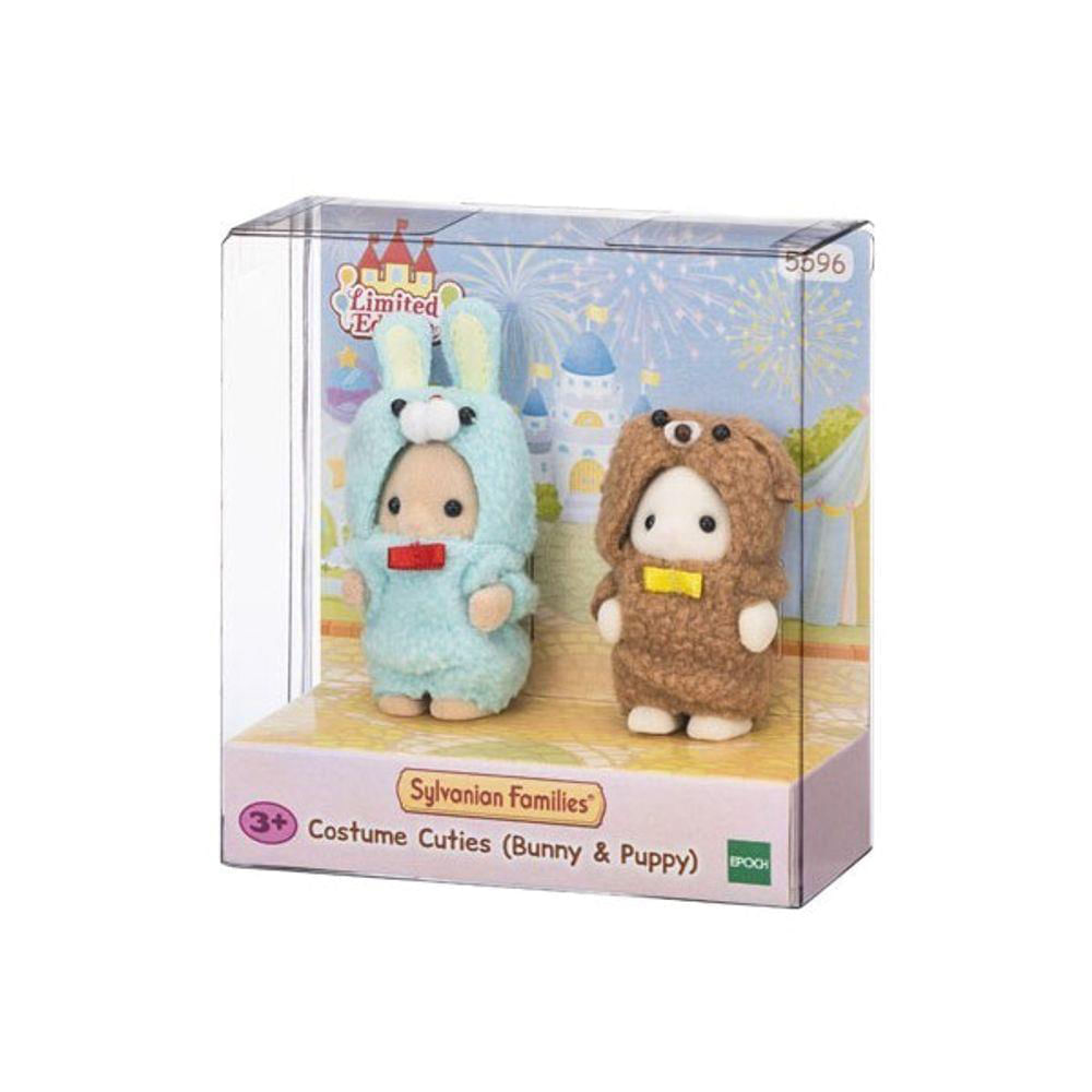 Encontraproduto.com.br - Sylvanian Families - Fantasia - Coelho e Cachorro - Epoch Magia