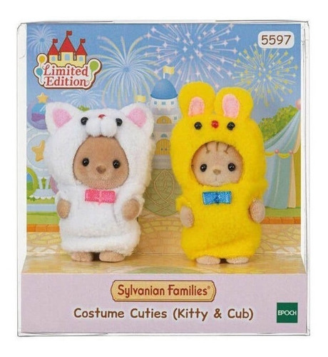 Encontraproduto.com.br - Sylvanian Families - Fantasia - Gato e Filhote - Epoch Magia