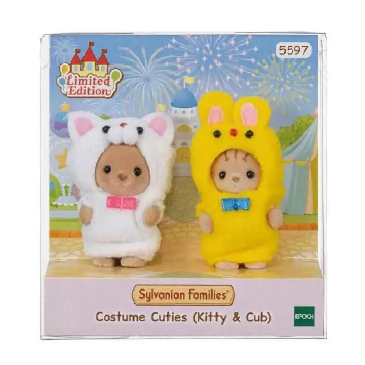 Encontraproduto.com.br - Sylvanian Families - Fantasia - Gato e Filhote - Epoch Magia