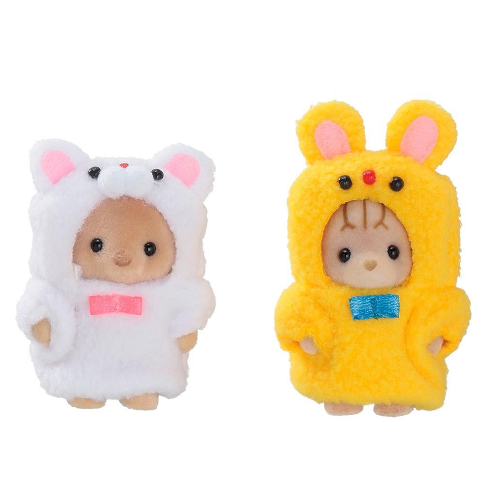 Encontraproduto.com.br - Sylvanian Families - Fantasia - Gato e Filhote - Epoch Magia