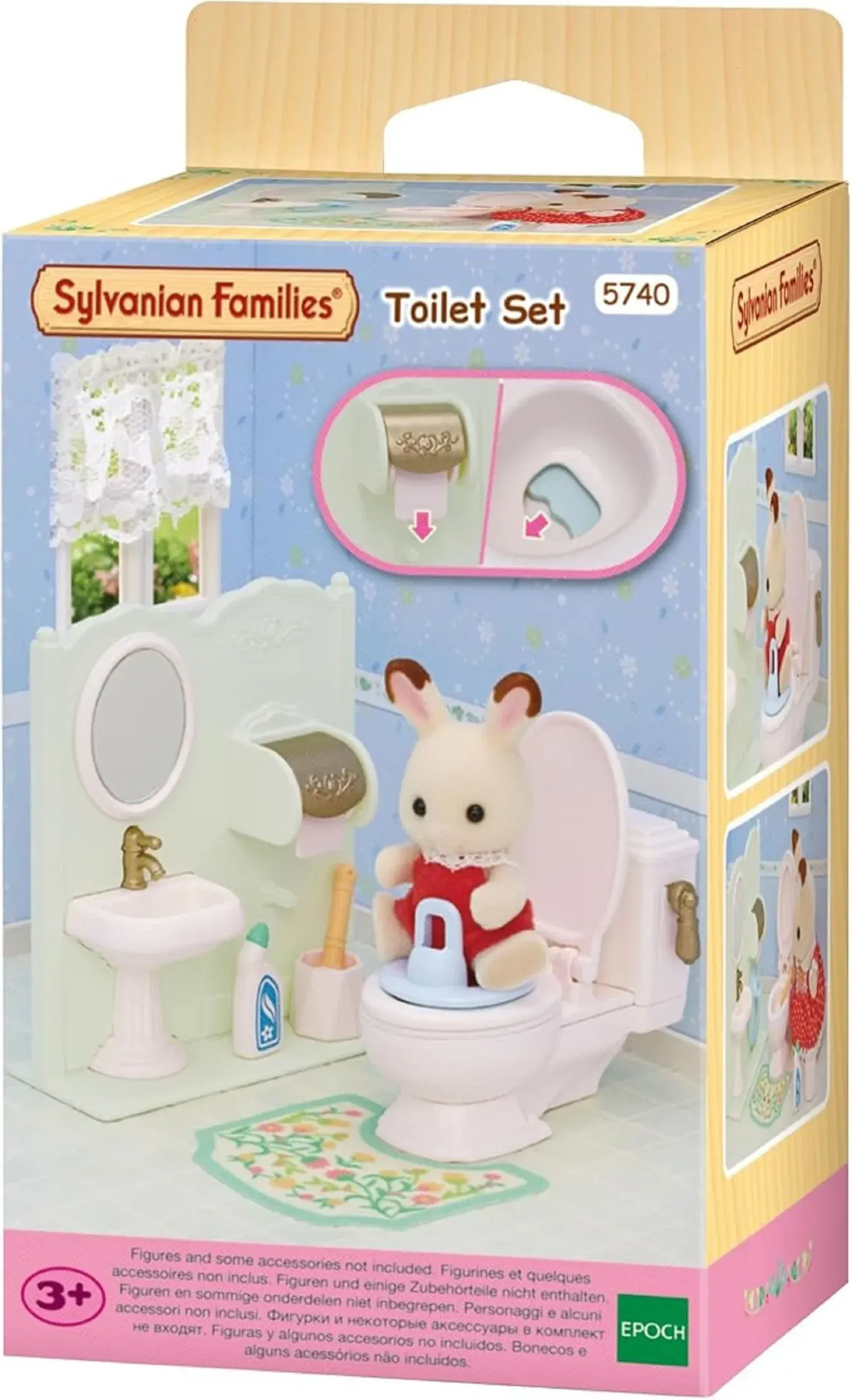 Encontraproduto.com.br - Acessórios E Móveis - Sylvanian Families - Toalete - Epoch Magia