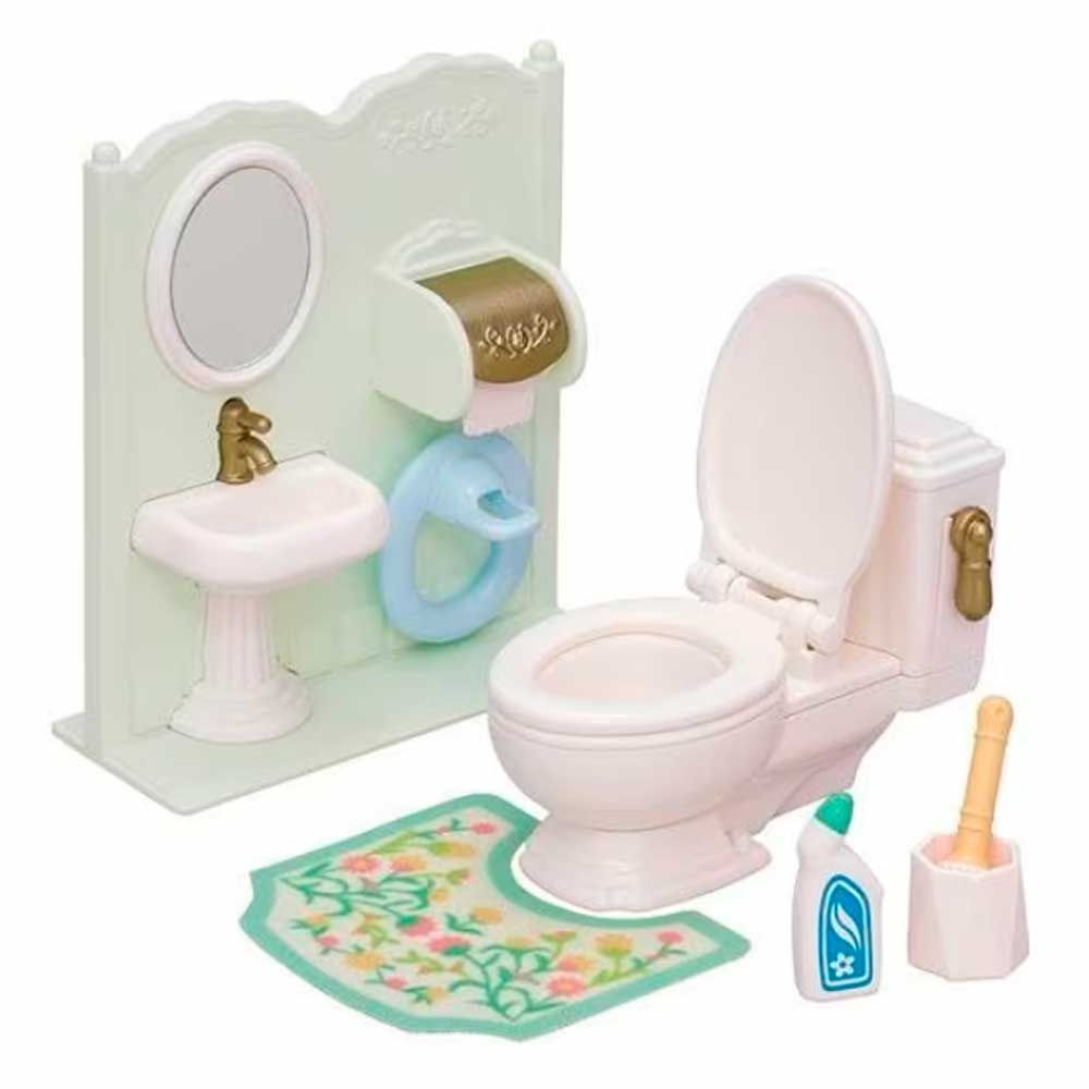 Encontraproduto.com.br - Acessórios E Móveis - Sylvanian Families - Toalete - Epoch Magia