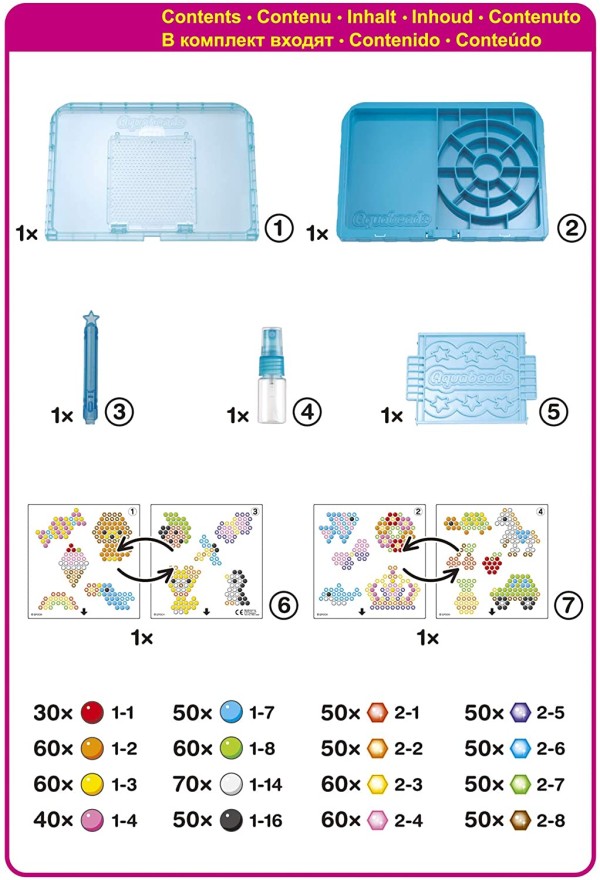 Encontraproduto.com.br - Aquabeads Begginers Caixa para Participantes - Epoch