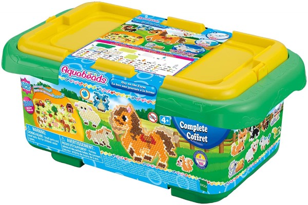 Encontraproduto.com.br - Box Of Fun Day On The Farm Aquabeads 31838