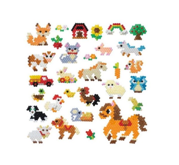 Encontraproduto.com.br - Box Of Fun Day On The Farm Aquabeads 31838