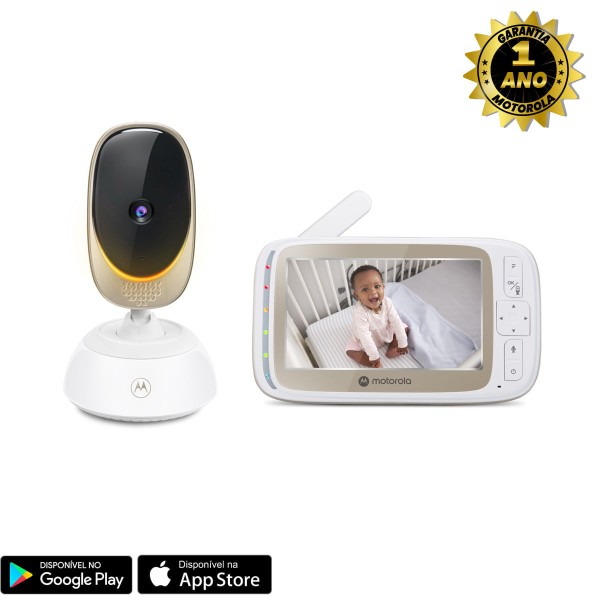 Encontraproduto.com.br - Babá Eletrônica COMFORT VM85 CONNECT LCD 5.0 Wi-Fi Motorola