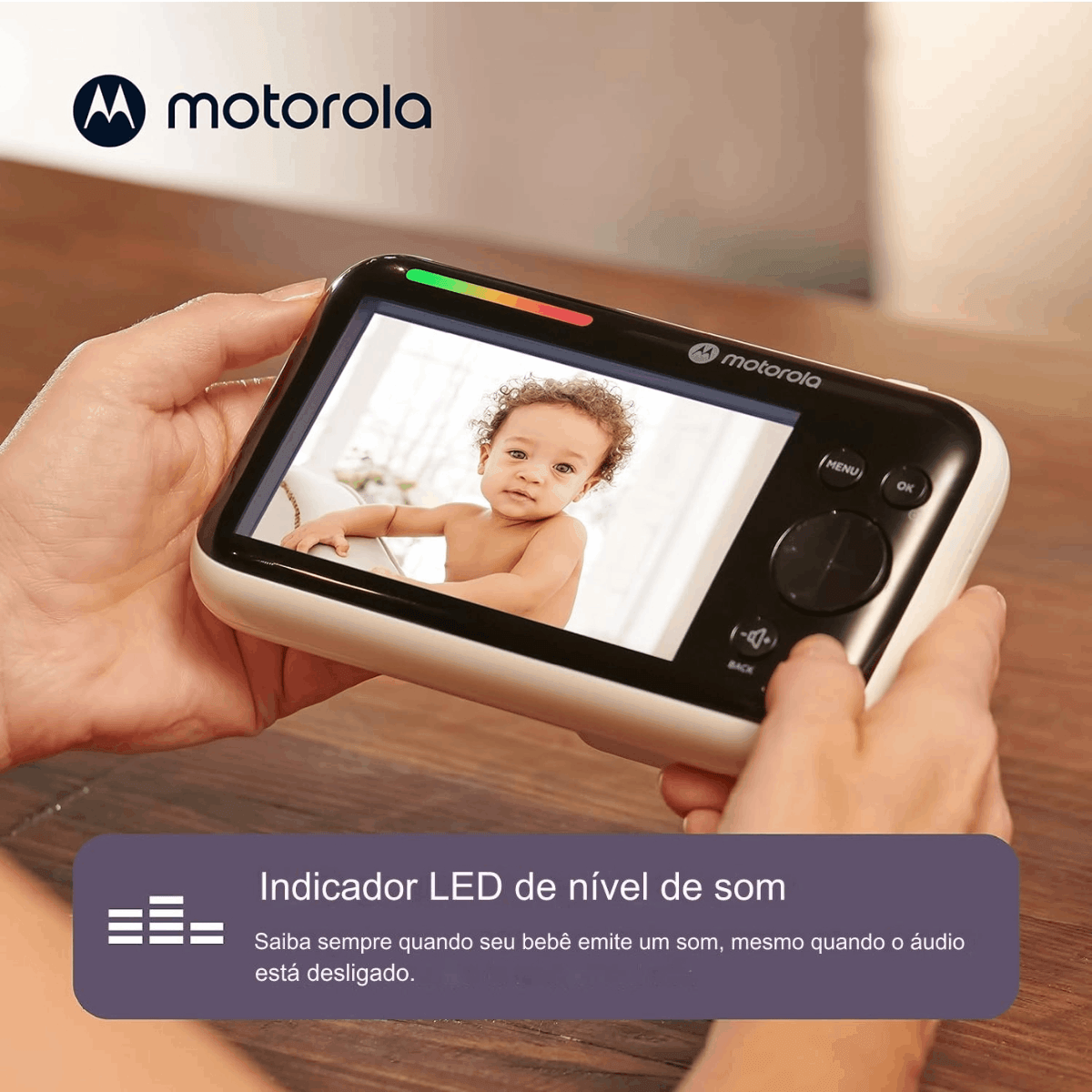 Encontraproduto.com.br - Babá Eletrônica Motorola HD Monitor 5