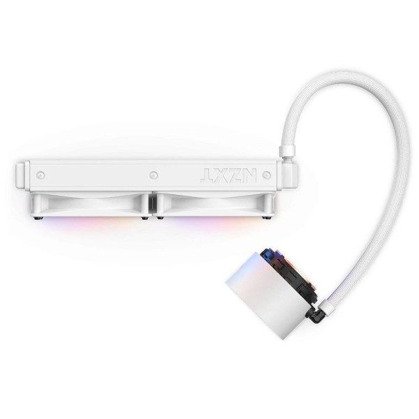 Encontraproduto.com.br - Water Cooler NZXT Kraken Elite 240 ARGB, com display LCD, 240mm - Branco