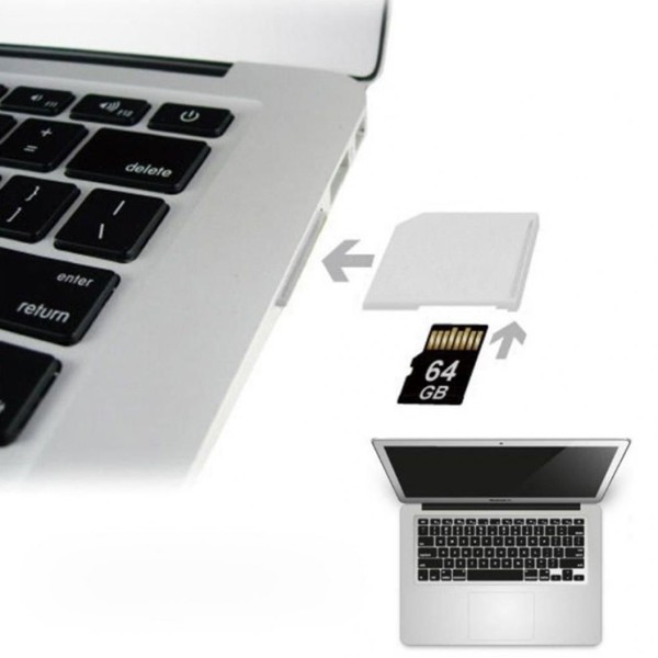 Encontraproduto.com.br - Adaptador de Cartão Micro de Alta Qualidade TF para SD Curto para MacBook Air