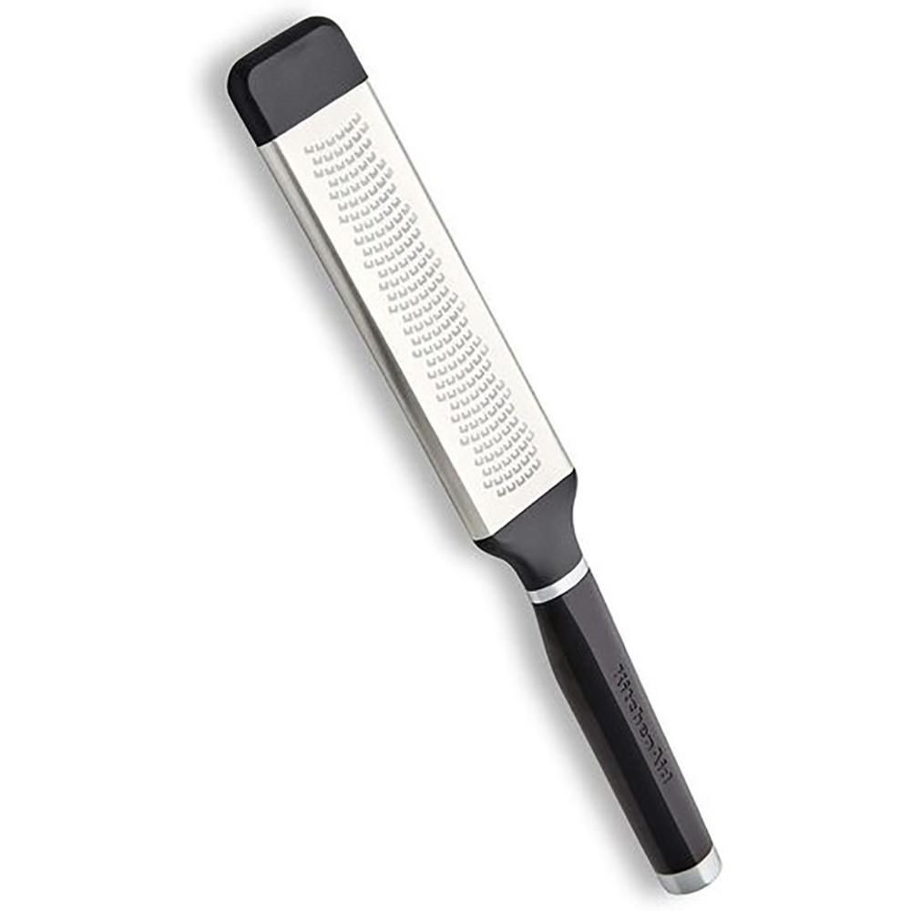Encontraproduto.com.br - Ralador Zester Fino Queijo Legumes 32cm Preto KitchenAid