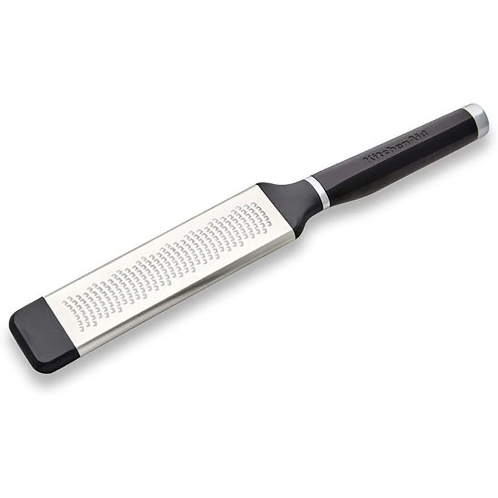 Encontraproduto.com.br - Ralador Zester Fino Queijo Legumes 32cm Preto KitchenAid