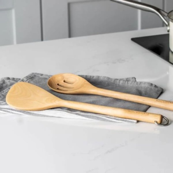 Encontraproduto.com.br - Espátula Turner em Madeira de Bétula Ecológica KitchenAid