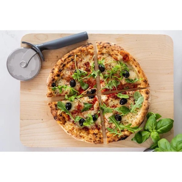 Encontraproduto.com.br - Cortador de Pizza Profissional Lâmina Inox Cinza KitchenAid