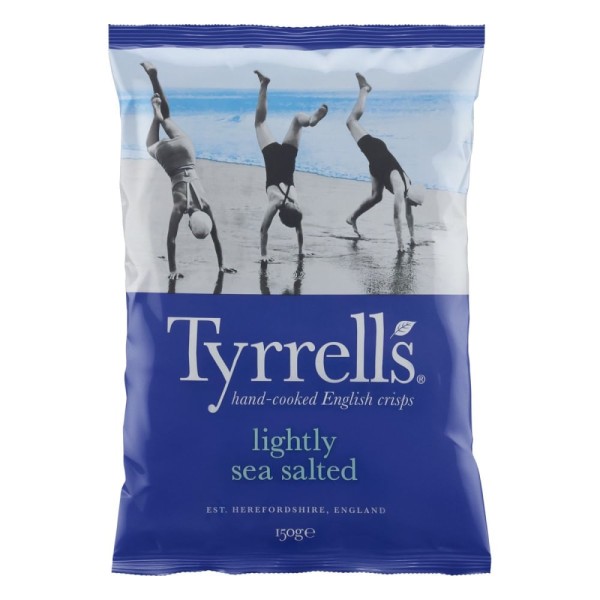 Encontraproduto.com.br - Batata Frita com Sal Marinho Tyrrells 150g