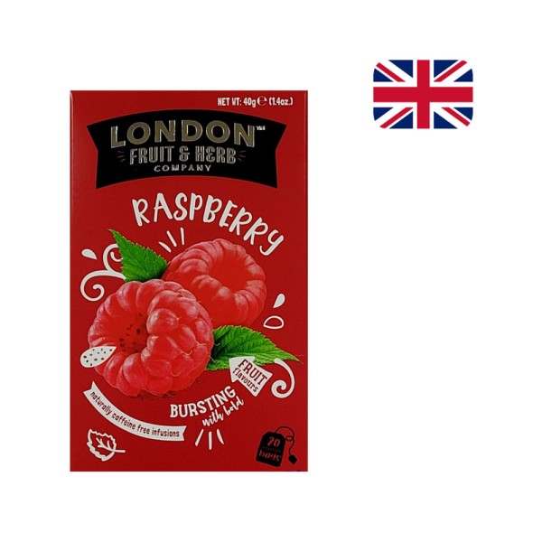 Encontraproduto.com.br - Chá Inglês Raspberry London 40g