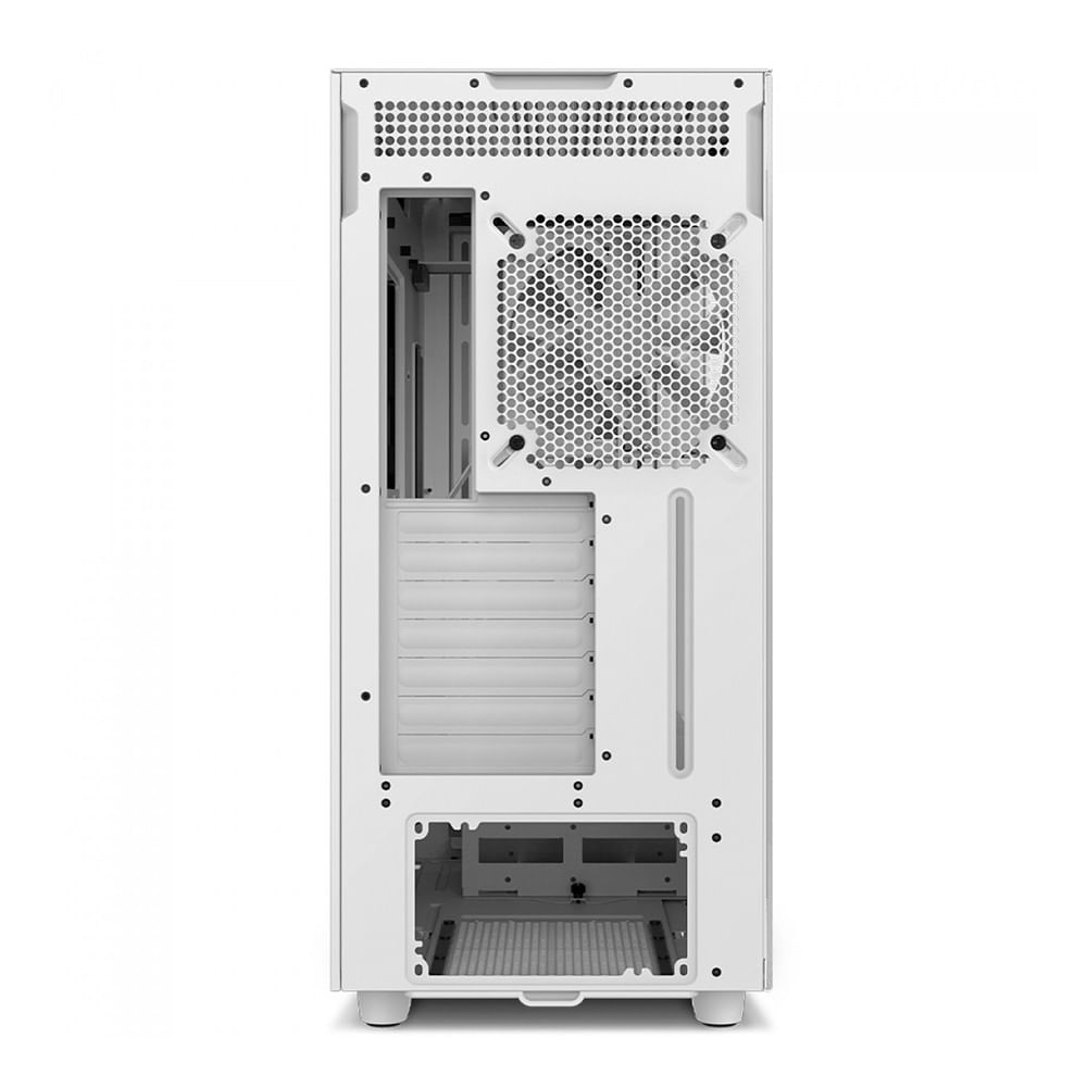 Encontraproduto.com.br - Gabinete Gamer NZXT H7 Vidro Temperado Com Fans Mid Tower ATX Branco - CM-H71BW-01