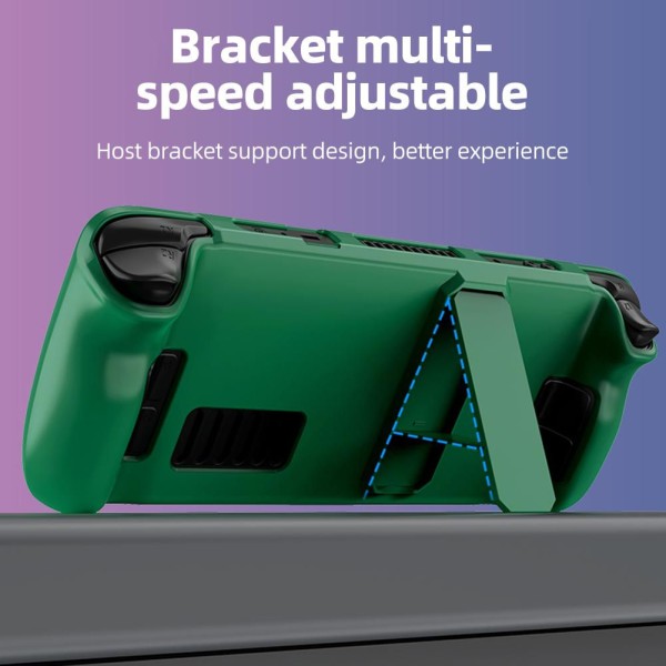 Encontraproduto.com.br - Capa Protetora para Console de Jogo Steam Deck com Suporte e Antichoque