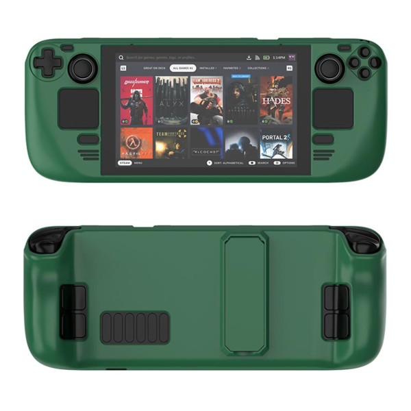 Encontraproduto.com.br - Capa Protetora para Console de Jogo Steam Deck com Suporte e Antichoque
