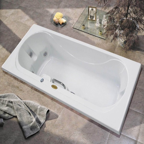 Encontraproduto.com.br - Banheira Jacuzzi Spazia 75 com Aquecedor 6 jatos em Acrílico 170x75x45,5cm