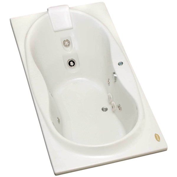 Encontraproduto.com.br - Banheira Jacuzzi Eura sem Aquecedor com Cascata 8 jatos em Acrílico 150x91x48,5cm