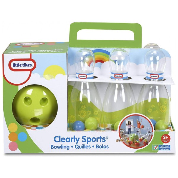 Encontraproduto.com.br - Conjunto de Boliche Infantil com 7 Peças para Crianças de 2 a 10 Anos, LITTLE TIKES 630408MAZ, Verde