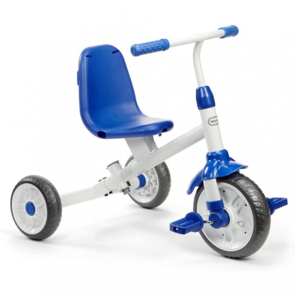 Encontraproduto.com.br - Little Tikes Triciclo Reclinavel Infantil 3 em 1 para Passeio com 3 Estagios Adaptavel ao Crescimento Azul