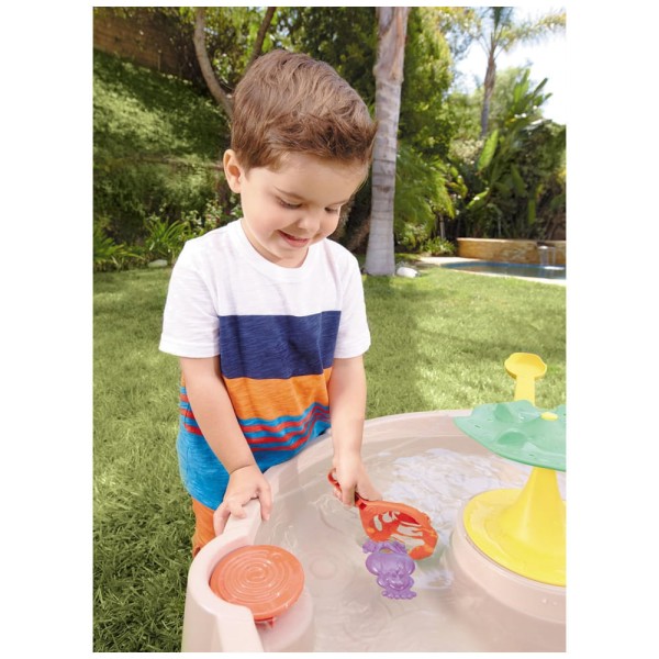 Encontraproduto.com.br - Mesa com água Divertida Lagoa do Sapos para Crianças de 2 a 5 Anos, LITTLE TIKES 643972M, Verde