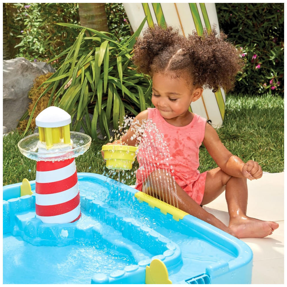 Mesa Interativa Aquática para Crianças de 2 Anos ou Mais, Little Tikes Splash Beach