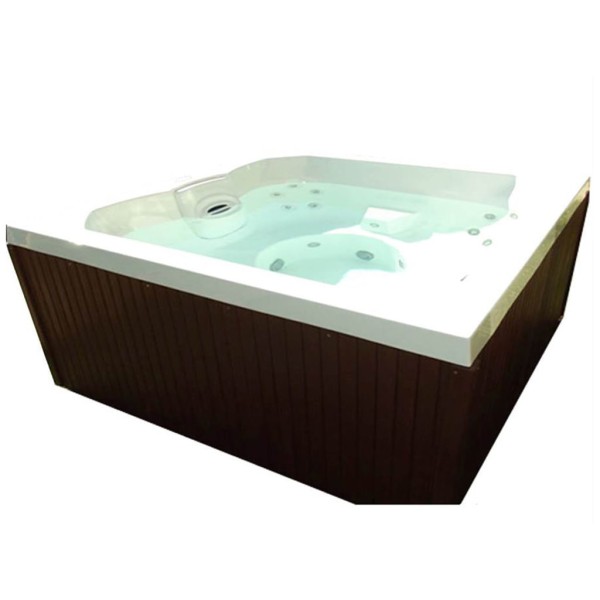 Encontraproduto.com.br - Spa Jacuzzi J185 com Deck 20 Jatos Acrílico 180x180x95cm