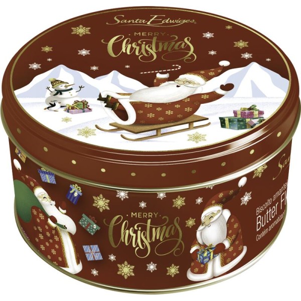 Encontraproduto.com.br - Biscoito Cookies Santa Edwiges Butter Lata com 150g