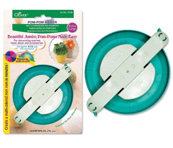 Encontraproduto.com.br - Fazedor de Pom Pom Extra Grande Clover