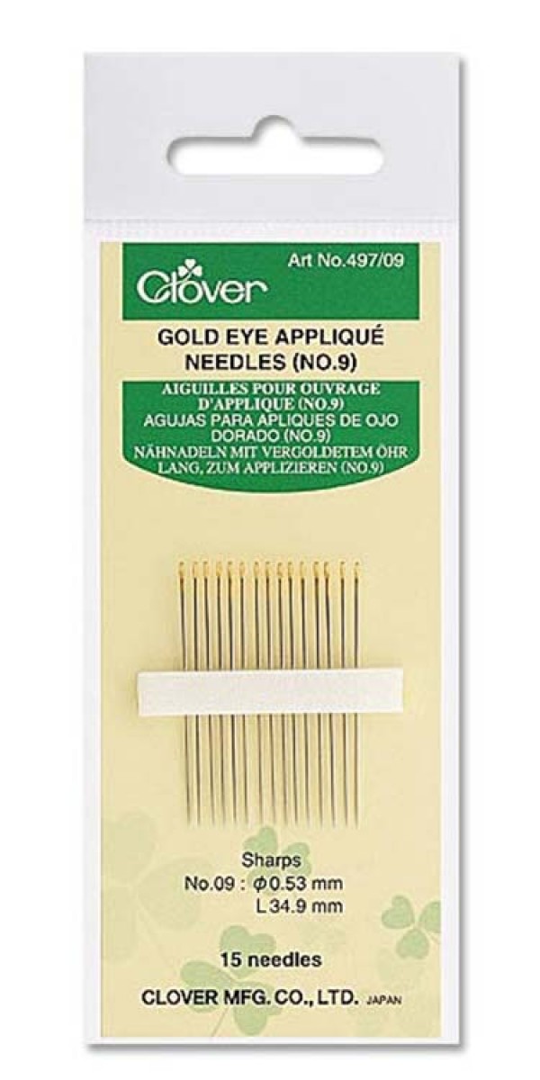 Agulhas para Aplique nº 12 Clover