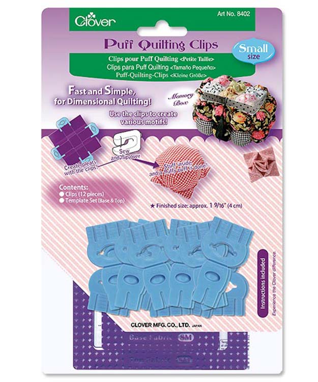 Clips para Puff Quilting Clover Pequeno