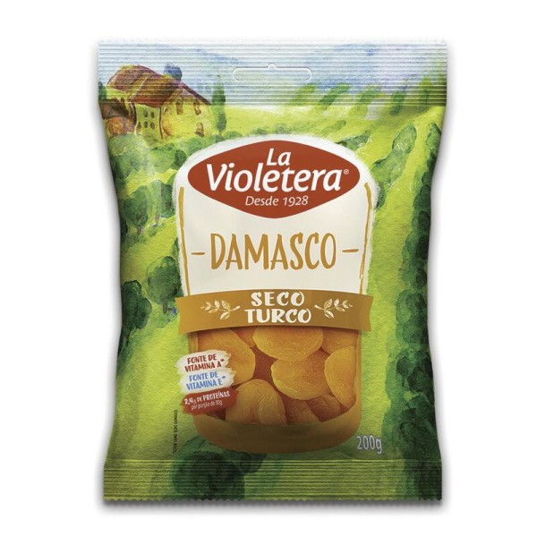 Encontraproduto.com.br - Damasco Turco La Violetera Seco Pacote com 200g
