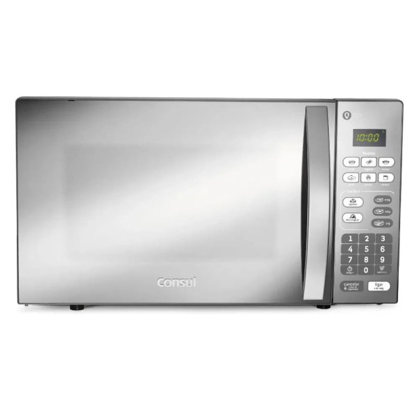 Encontraproduto.com.br - Micro-Ondas Consul 20L com Função Descongelar Design Moderno e Espelhado Inox CM020BF - 127V (Avariado)